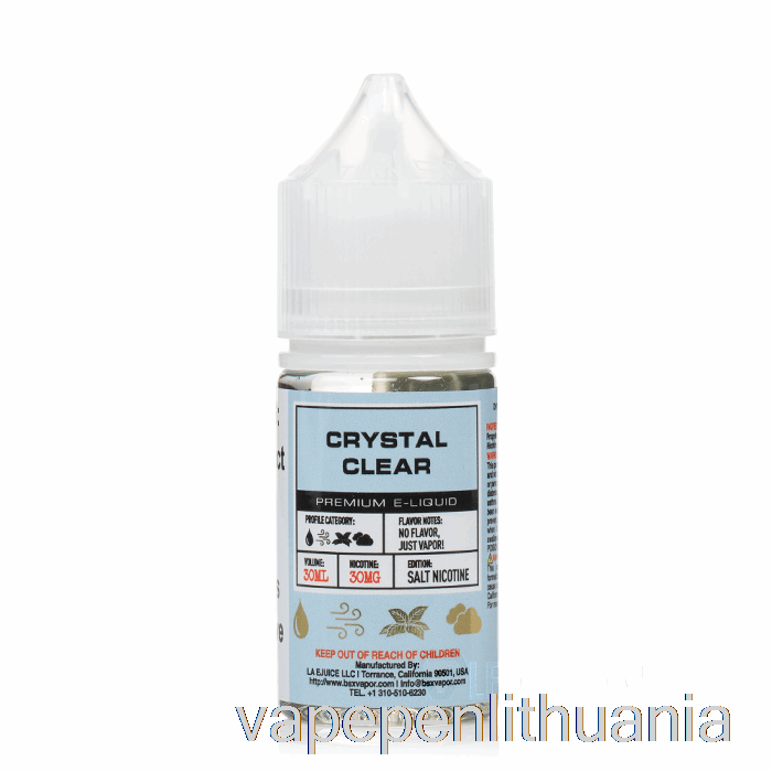 Krištolo Skaidrumo - Bsx Salts Series - 30ml 30mg Vape Skystis